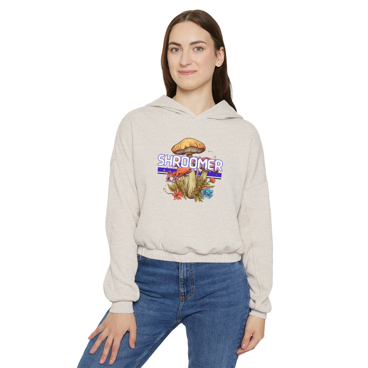 Shroomer Bouquet Women's Cinched Bottom Hoodie