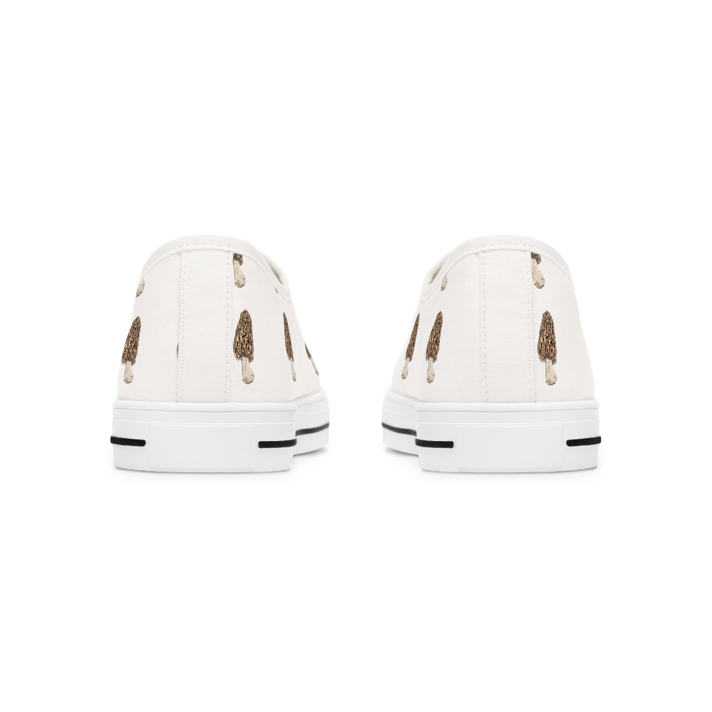 Morel Mushroom Lace-up canvas shoes