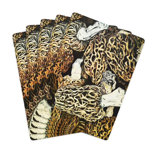 Morel Mushroom Poker Cards