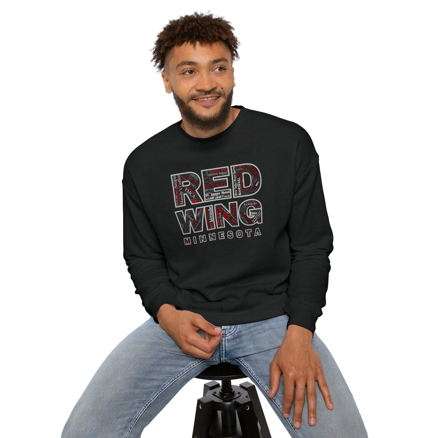 Red Wing Community Unisex Drop Shoulder Sweatshirt