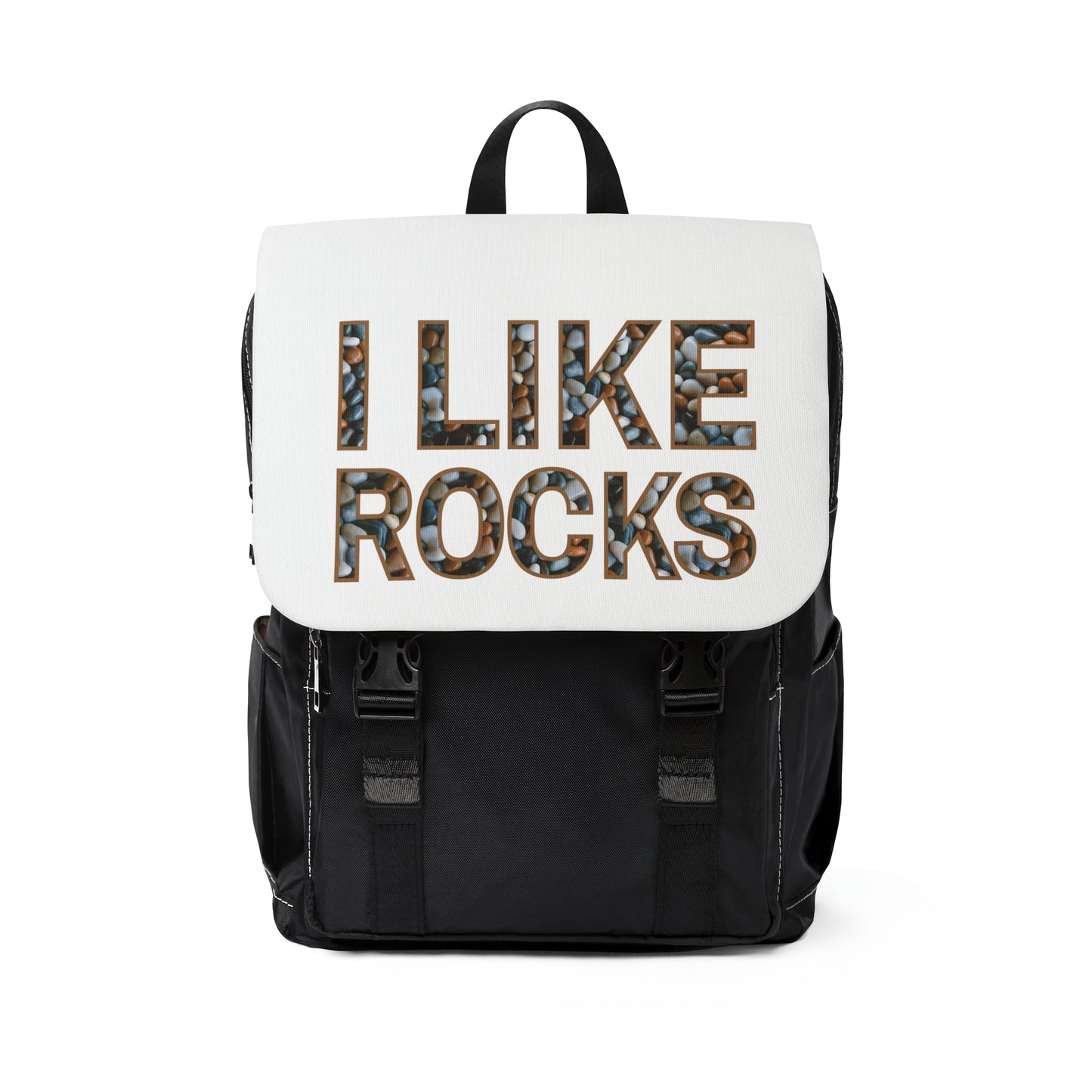 I like Rocks, Casual Shoulder Backpack