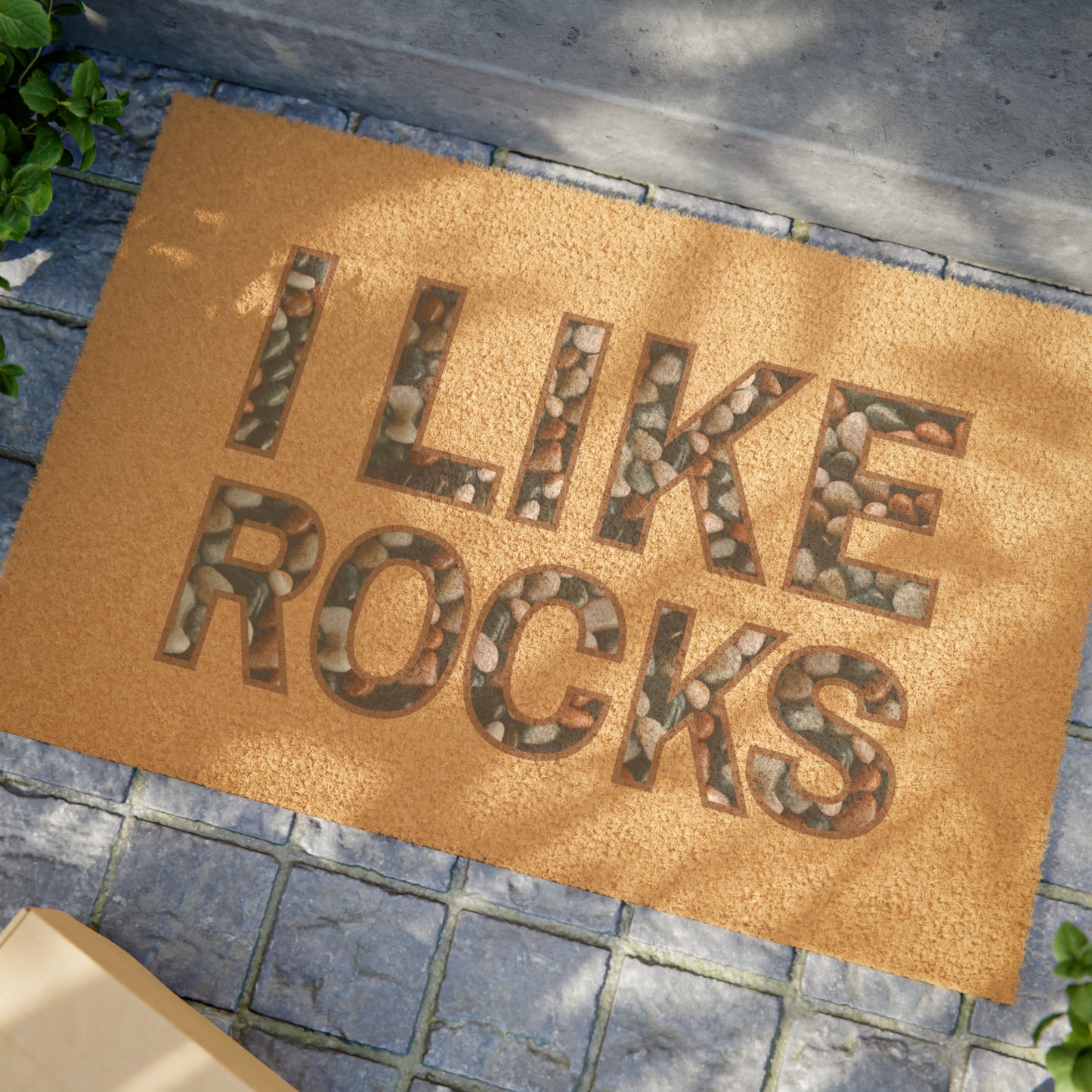 I like rocks Doormat