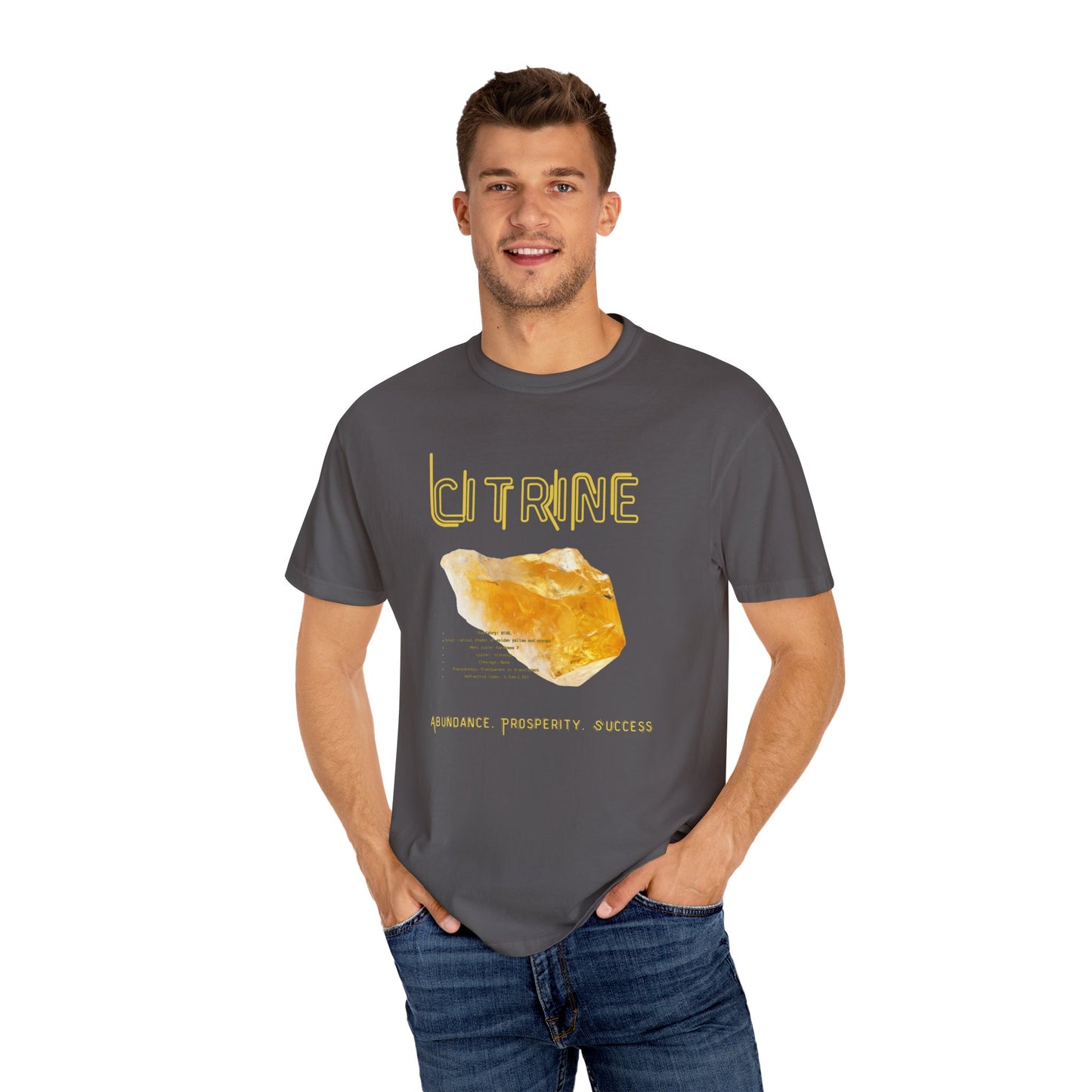 Citrine. Unisex Garment-Dyed T-shirt