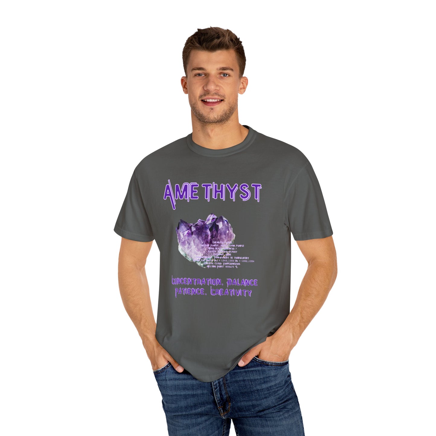 Amethyst. Unisex Garment-Dyed T-shirt