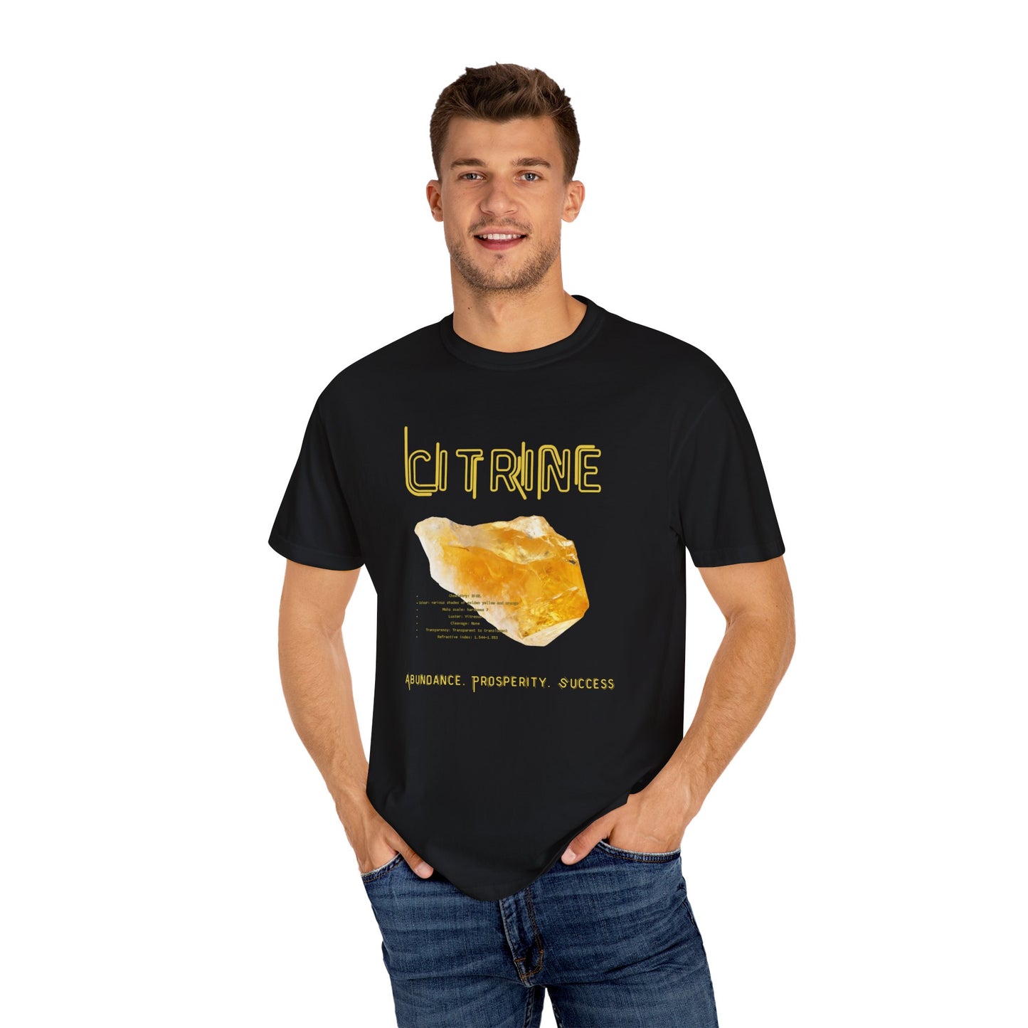 Citrine. Unisex Garment-Dyed T-shirt