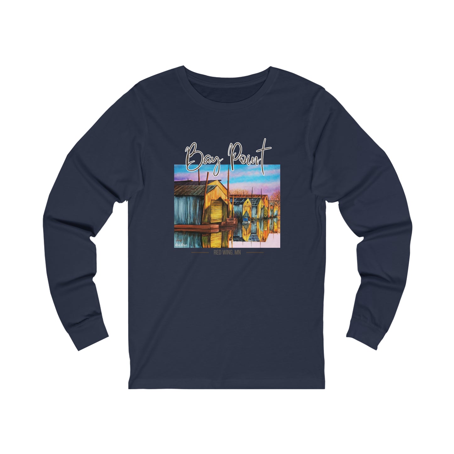 Bay Point, Red Wing, Minnesota - Unisex Jersey Long Sleeve