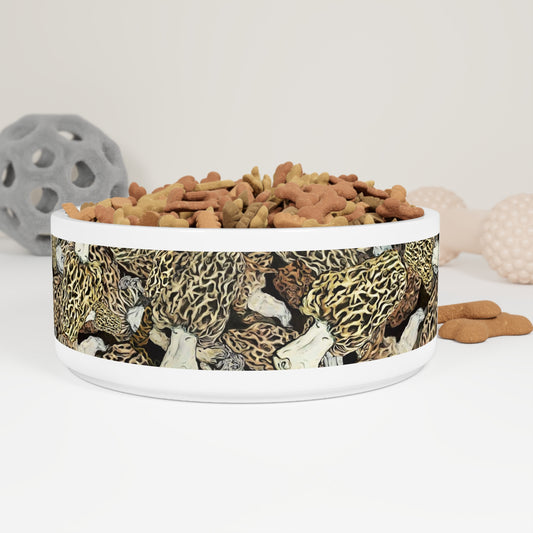 Morel Mushroom Pet Food Bowl