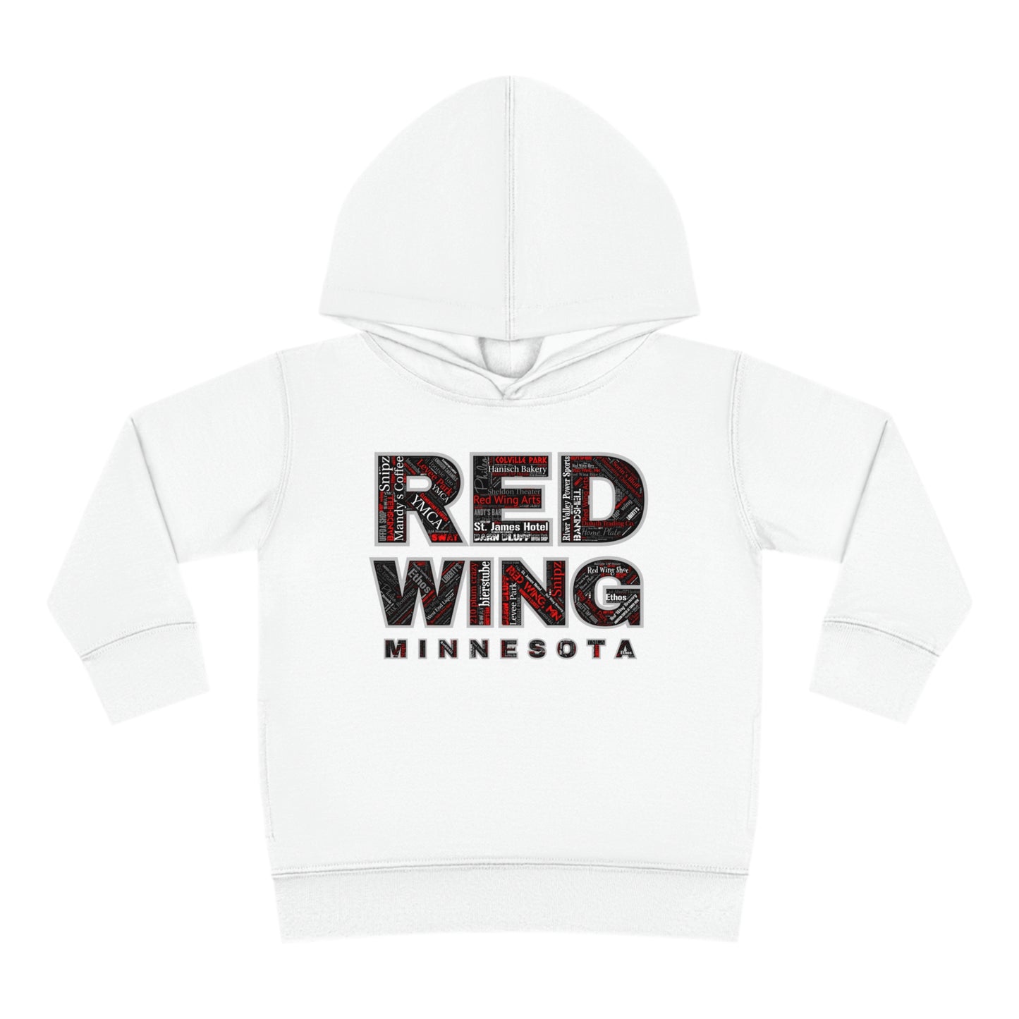 Red Wing Community Toddler Pullover Fleece Hoodie