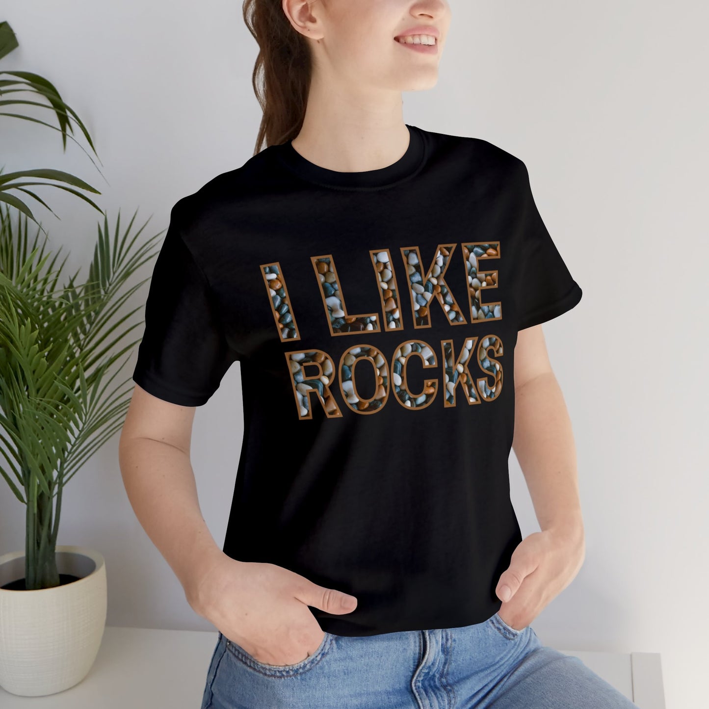 I Like Rocks, Unisex Jersey Short Sleeve Tee