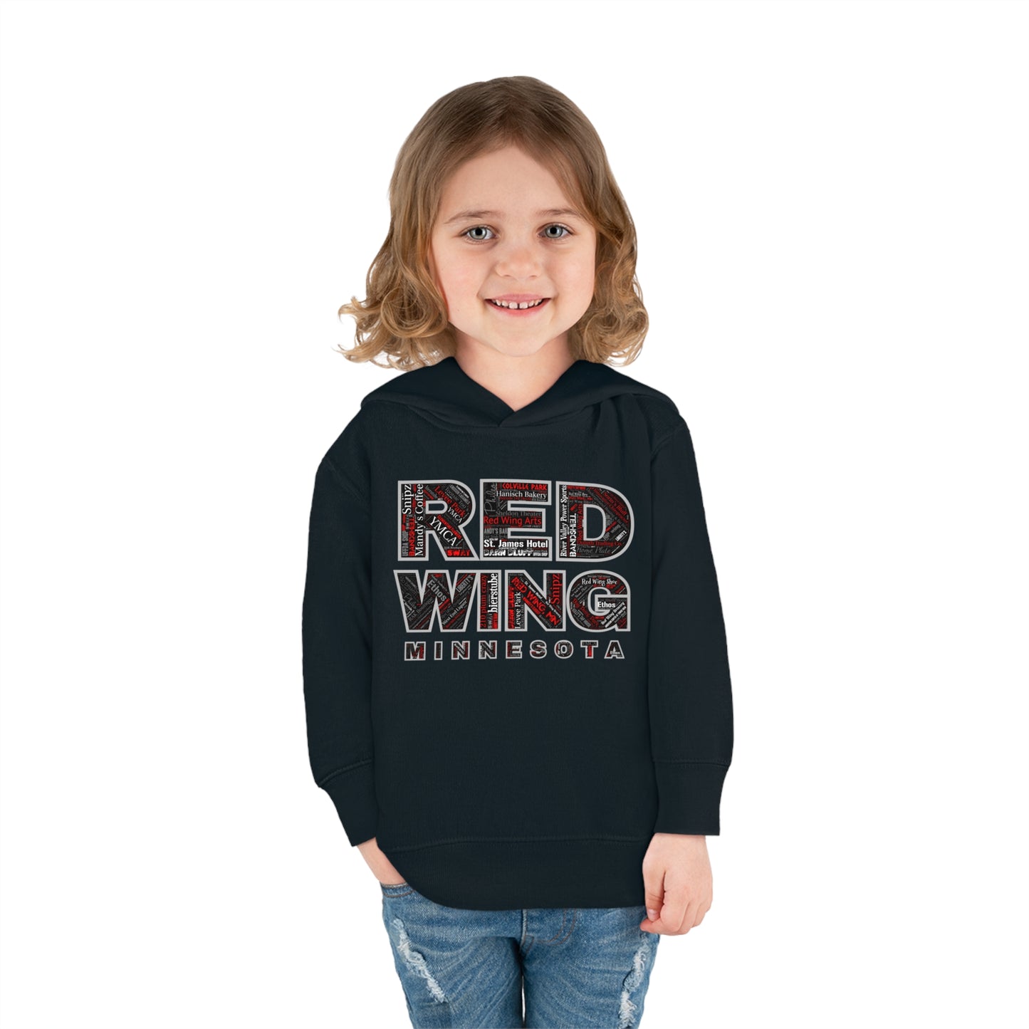 Red Wing Community Toddler Pullover Fleece Hoodie