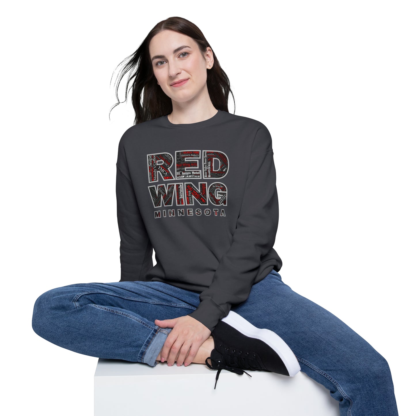 Red Wing Community Unisex Drop Shoulder Sweatshirt