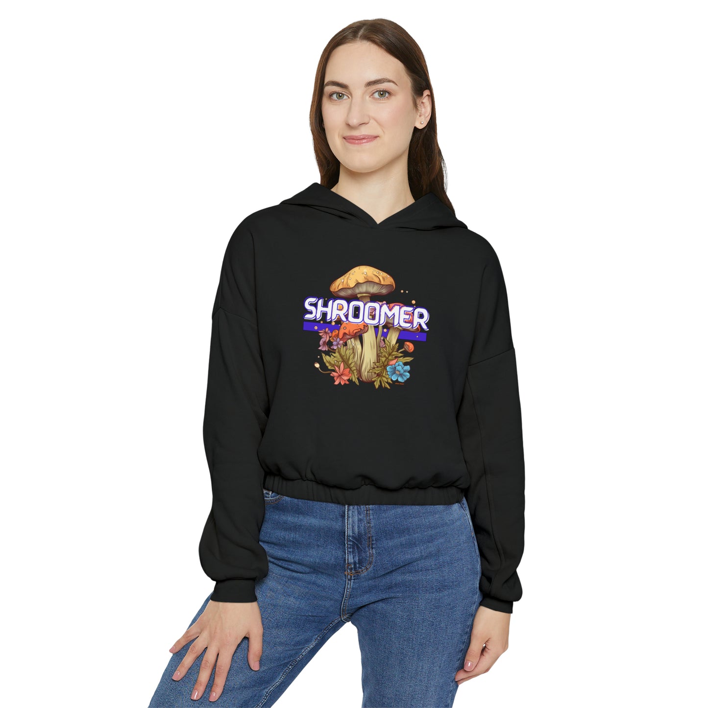 Shroomer Bouquet Women's Cinched Bottom Hoodie