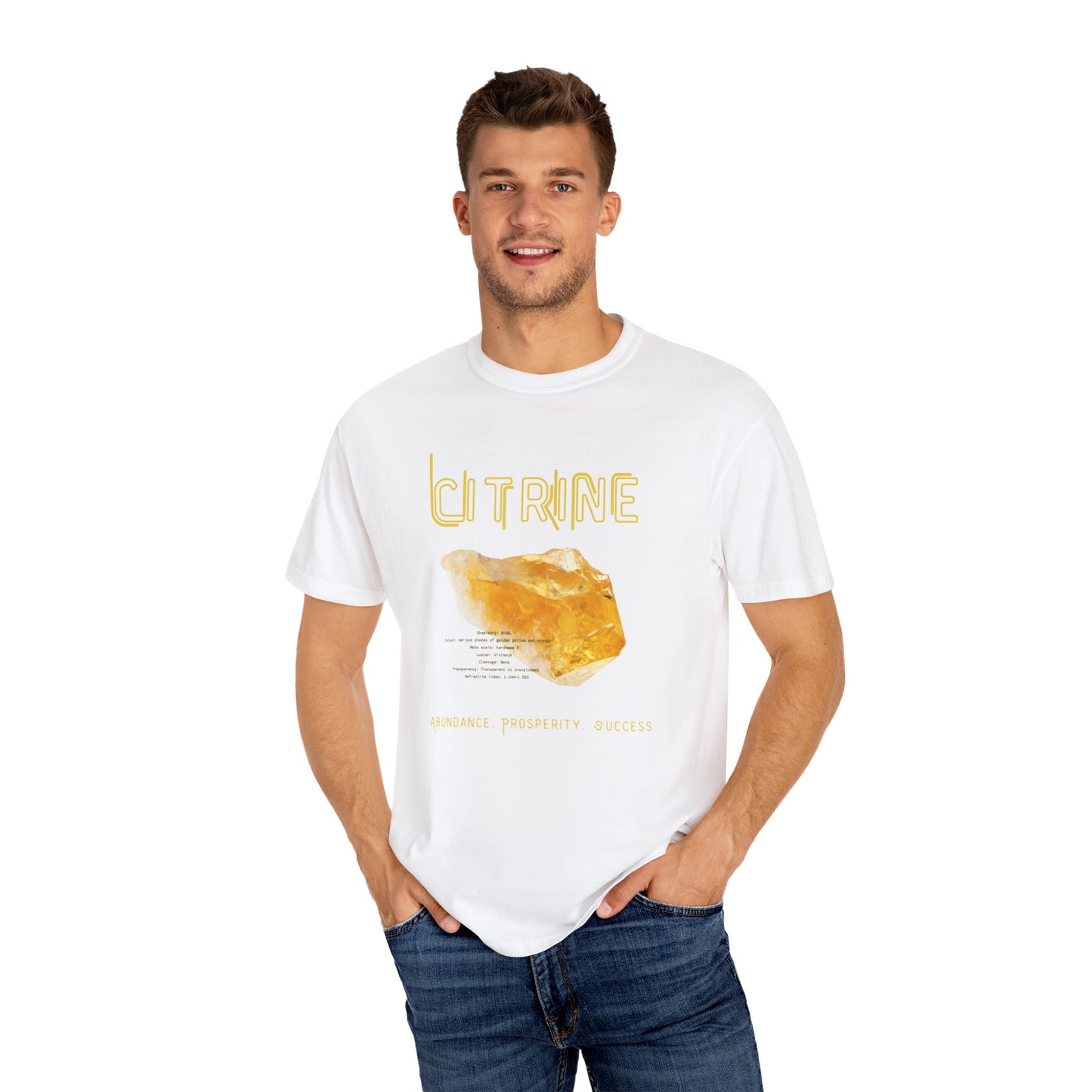 Citrine. Unisex Garment-Dyed T-shirt