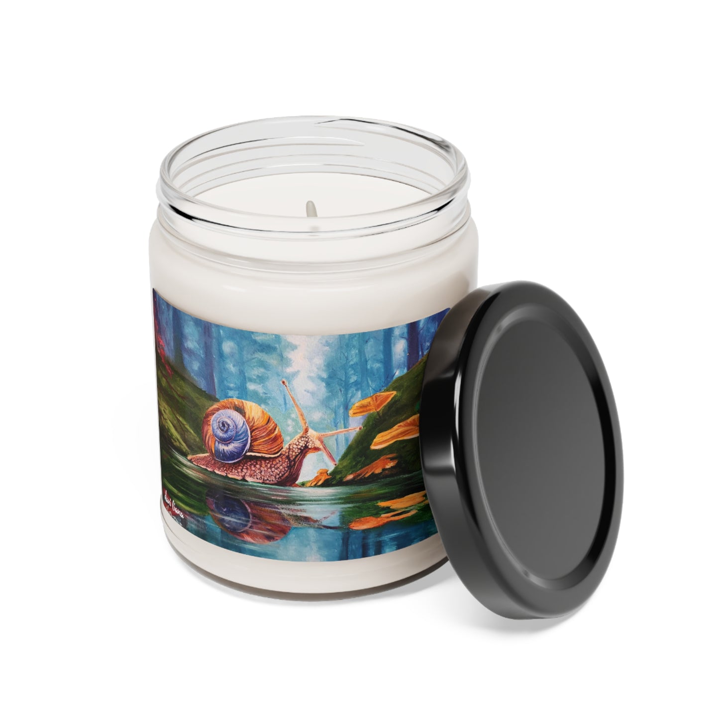 Enchanted Snail in Forest Scented Soy Candle, 9oz