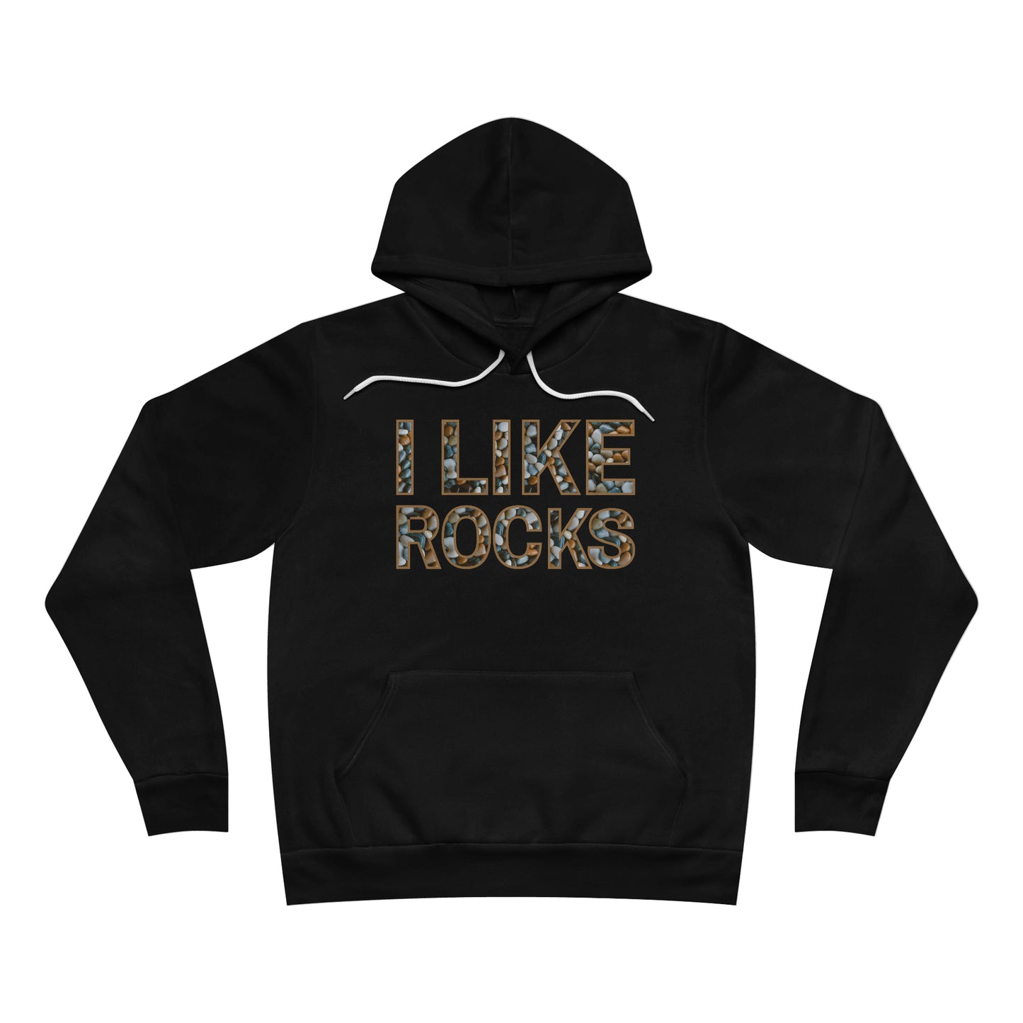 I like rocks. Unisex Sponge Fleece Pullover Hoodie