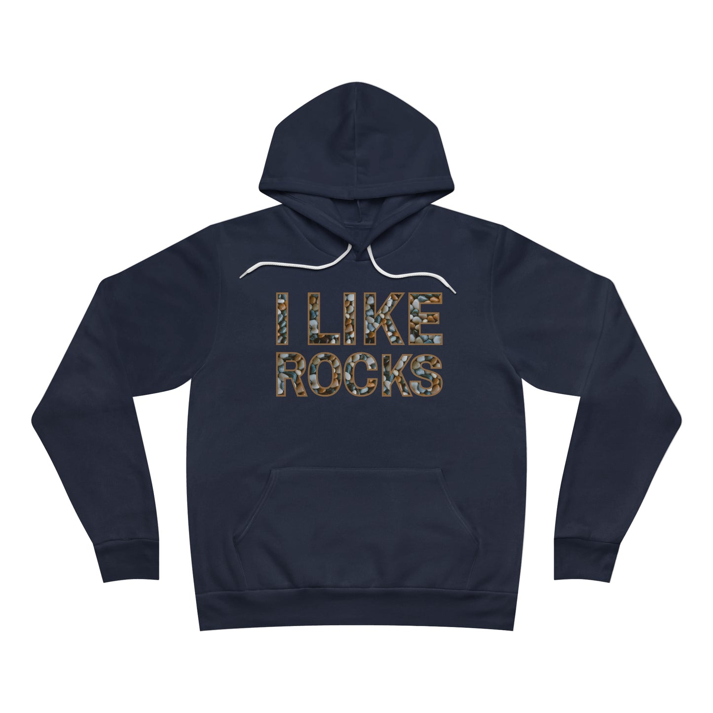 I like rocks. Unisex Sponge Fleece Pullover Hoodie