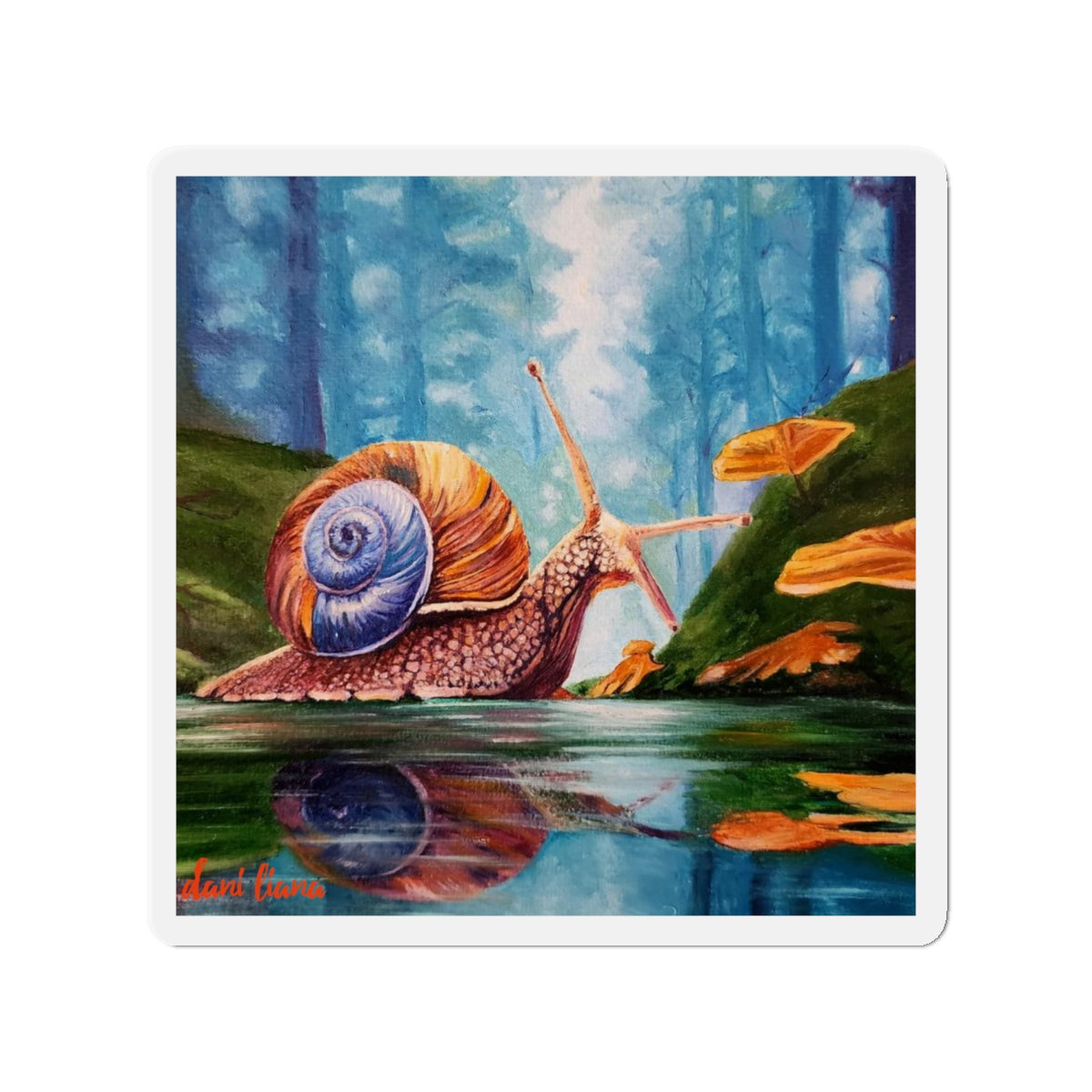 Magical Snail Die-Cut Magnets