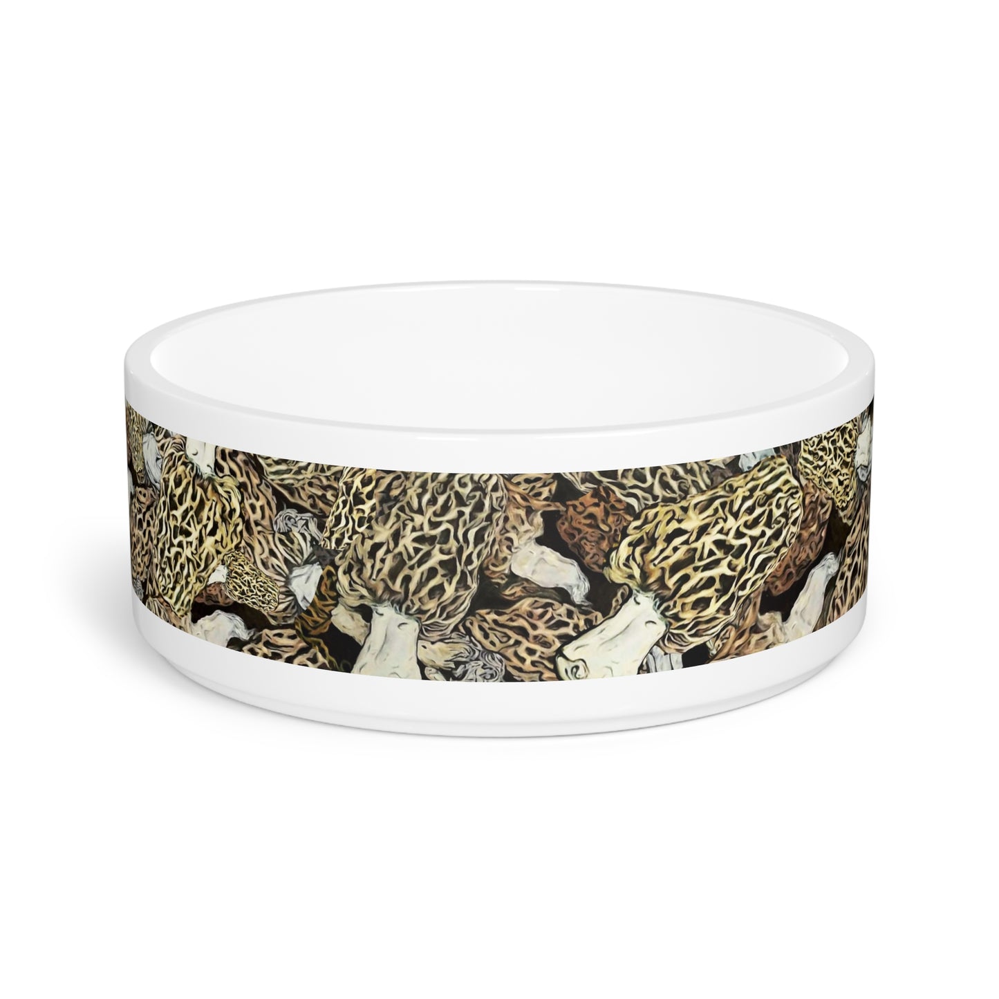 Morel Mushroom Pet Food Bowl