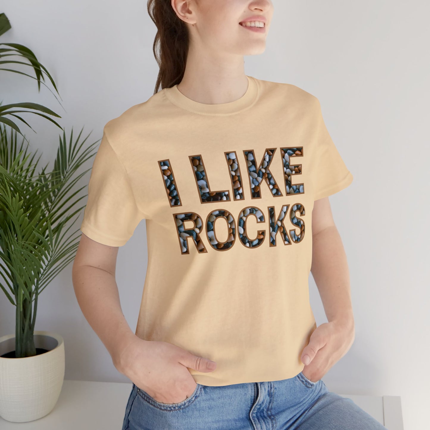 I Like Rocks, Unisex Jersey Short Sleeve Tee