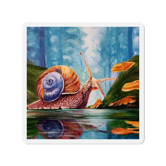 Magical Snail Die-Cut Magnets