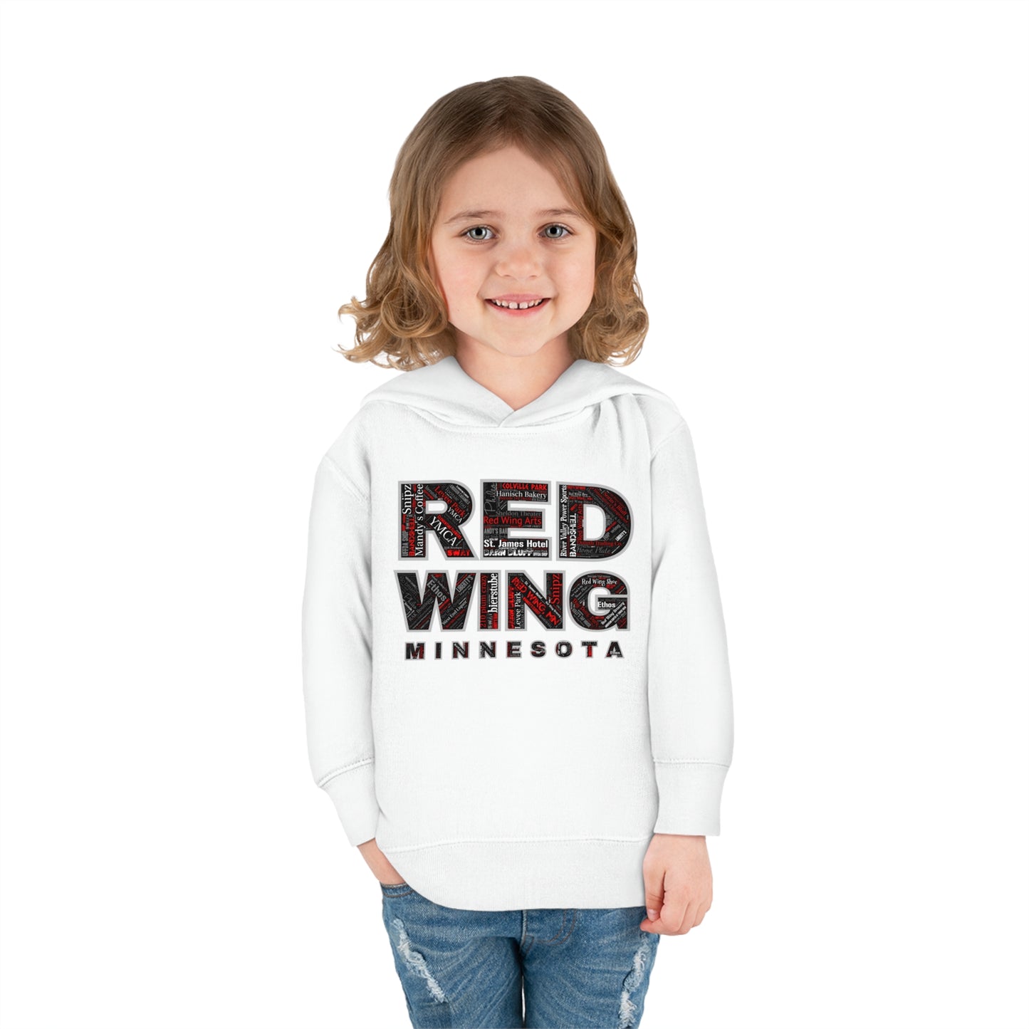 Red Wing Community Toddler Pullover Fleece Hoodie