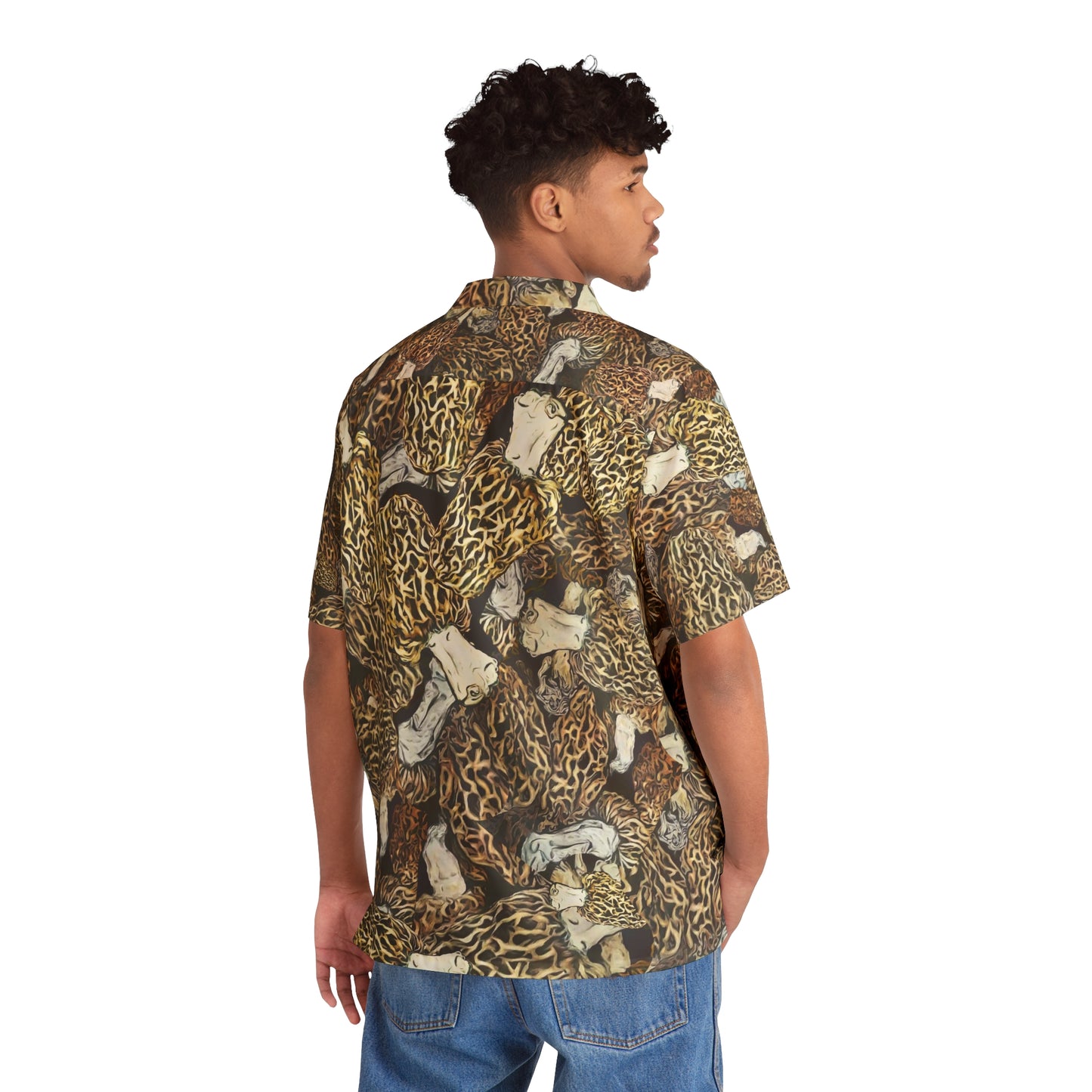 Morel Mushroom Hawaiian Shirt