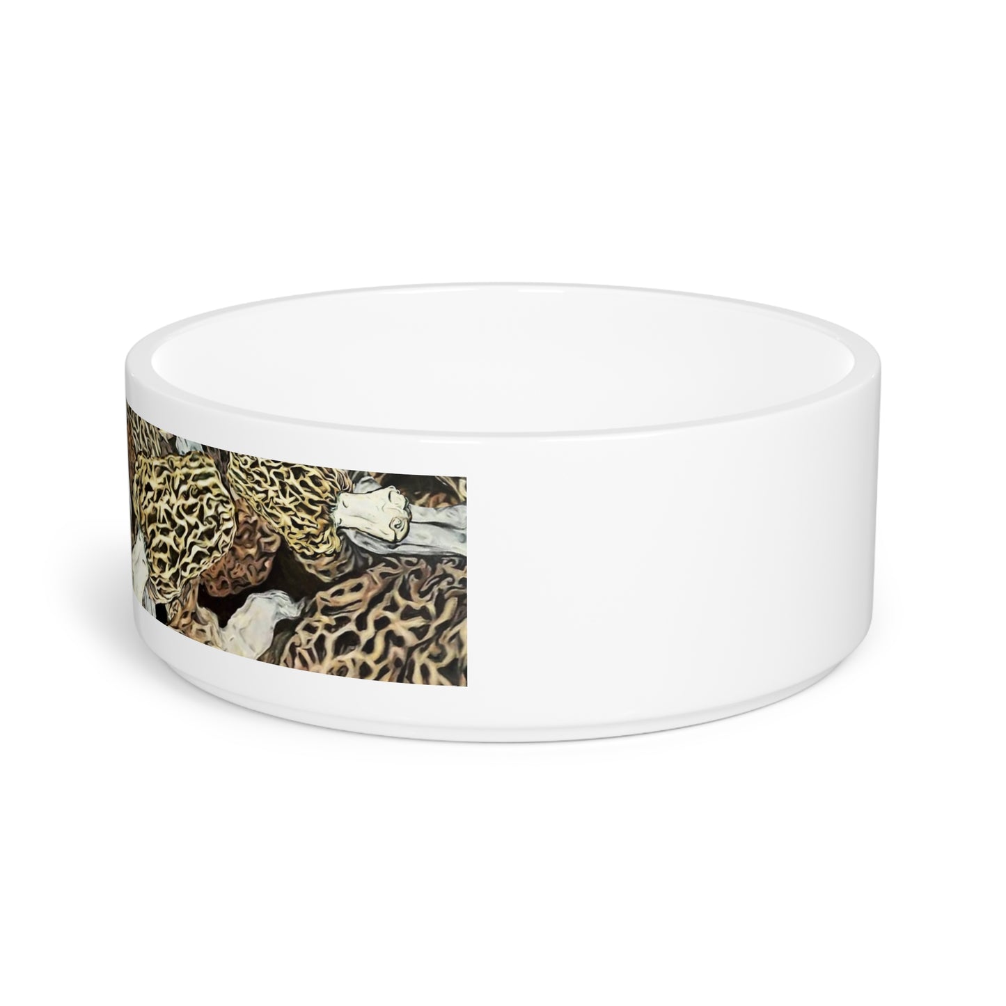 Morel Mushroom Pet Food Bowl