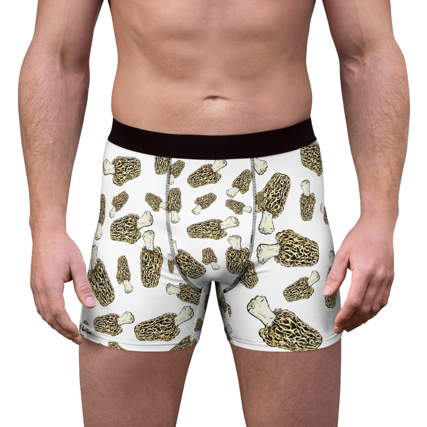 Morel Mushroom Men's Boxer Briefs