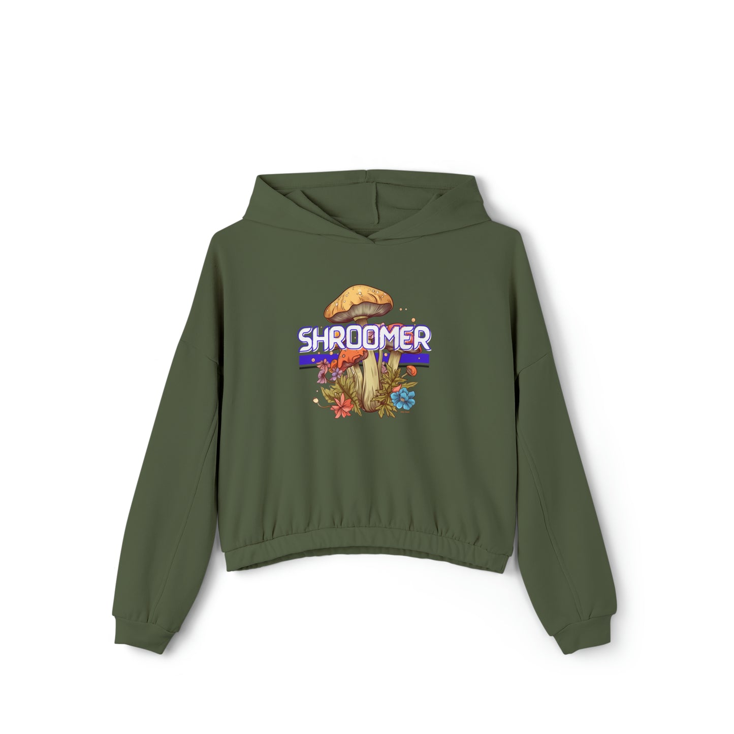 Shroomer Bouquet Women's Cinched Bottom Hoodie