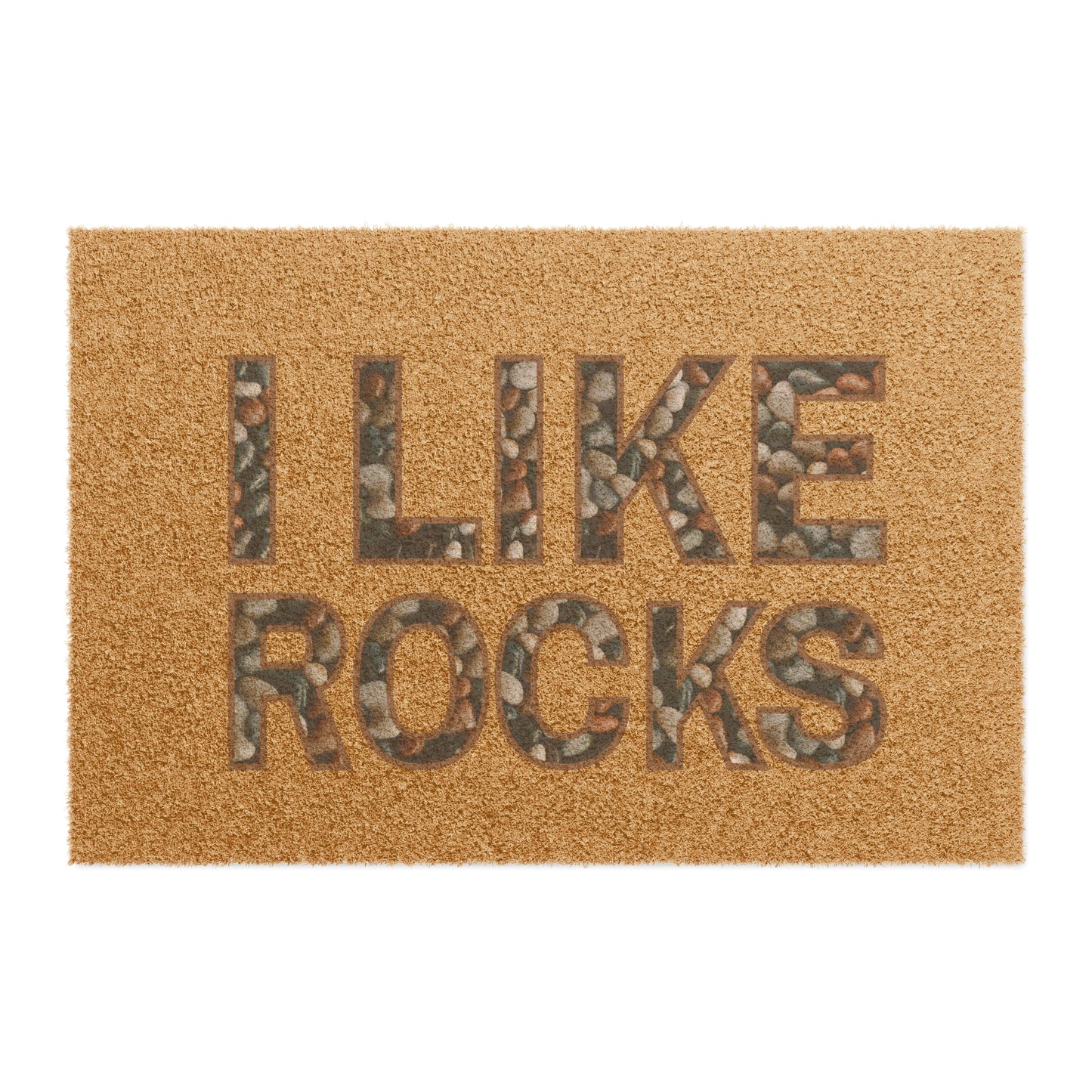 I like rocks Doormat