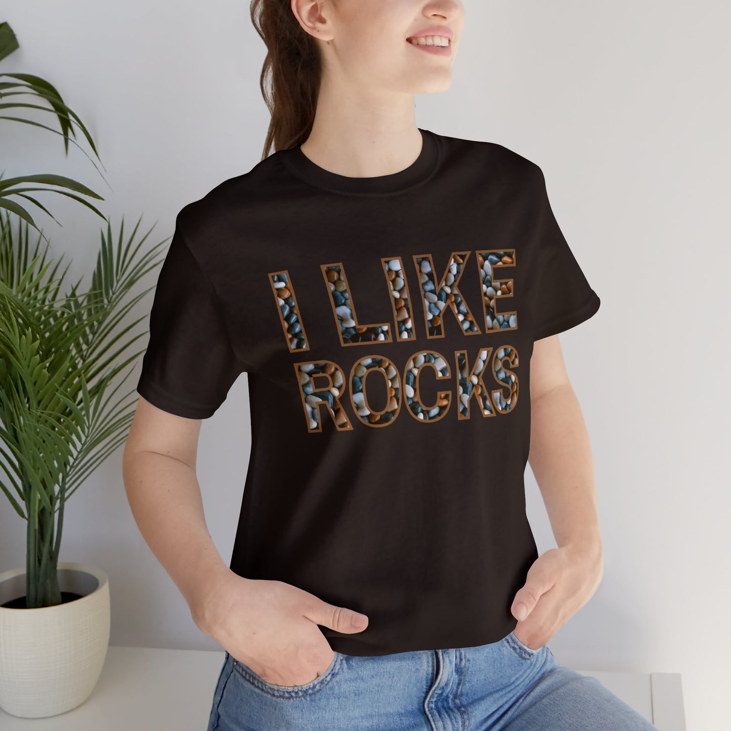 I Like Rocks, Unisex Jersey Short Sleeve Tee