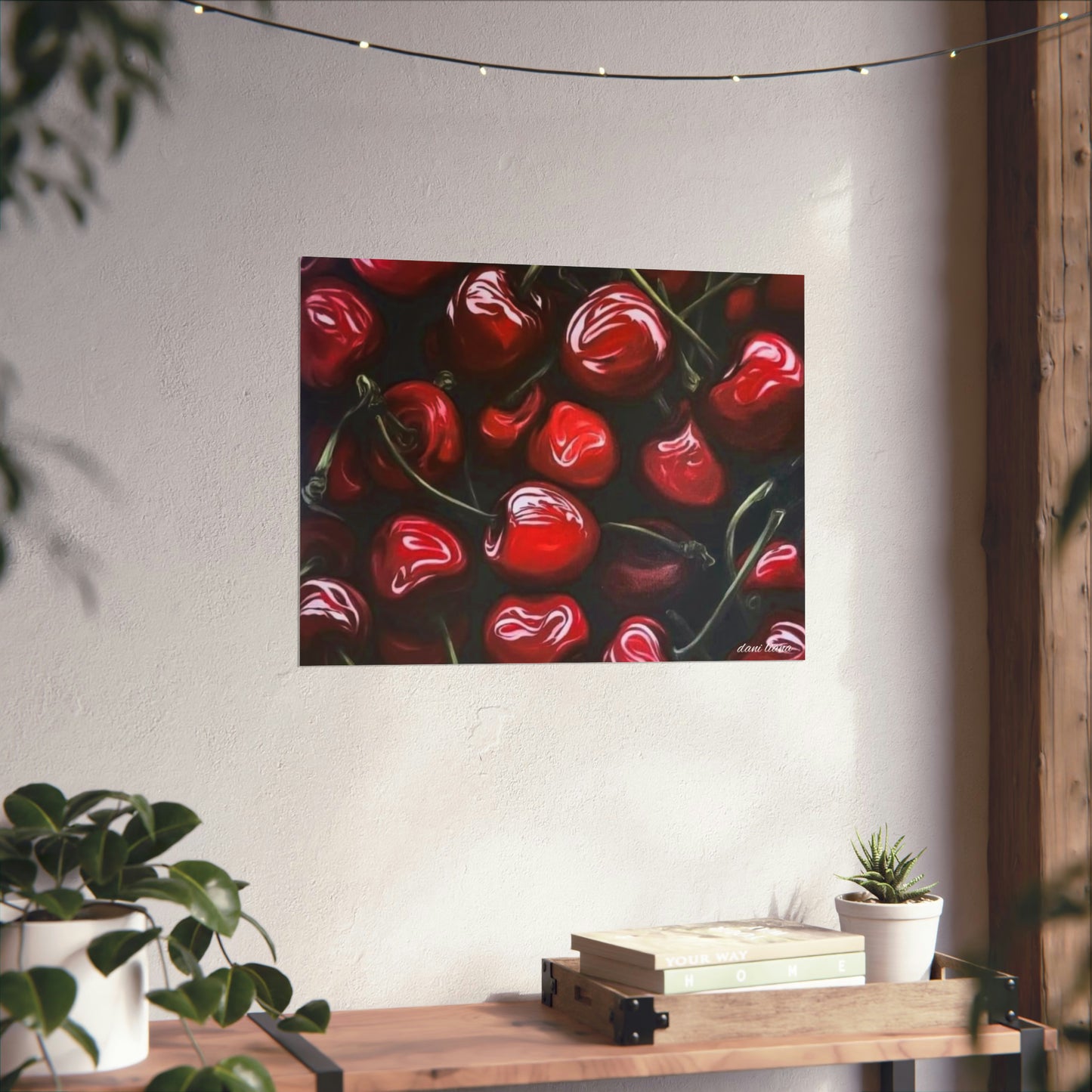 Cherry Oil Painting Print