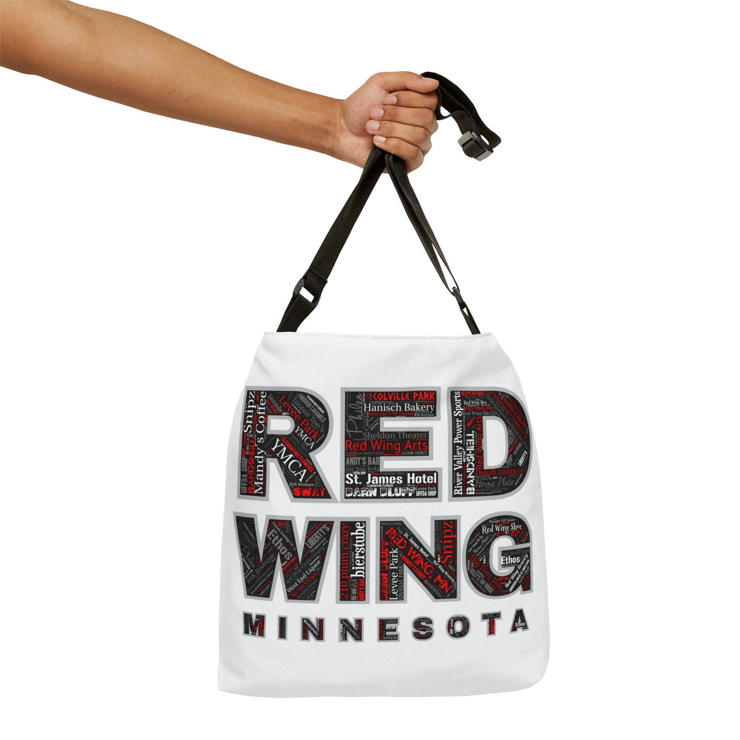 Red Wing Community Adjustable Tote Bag