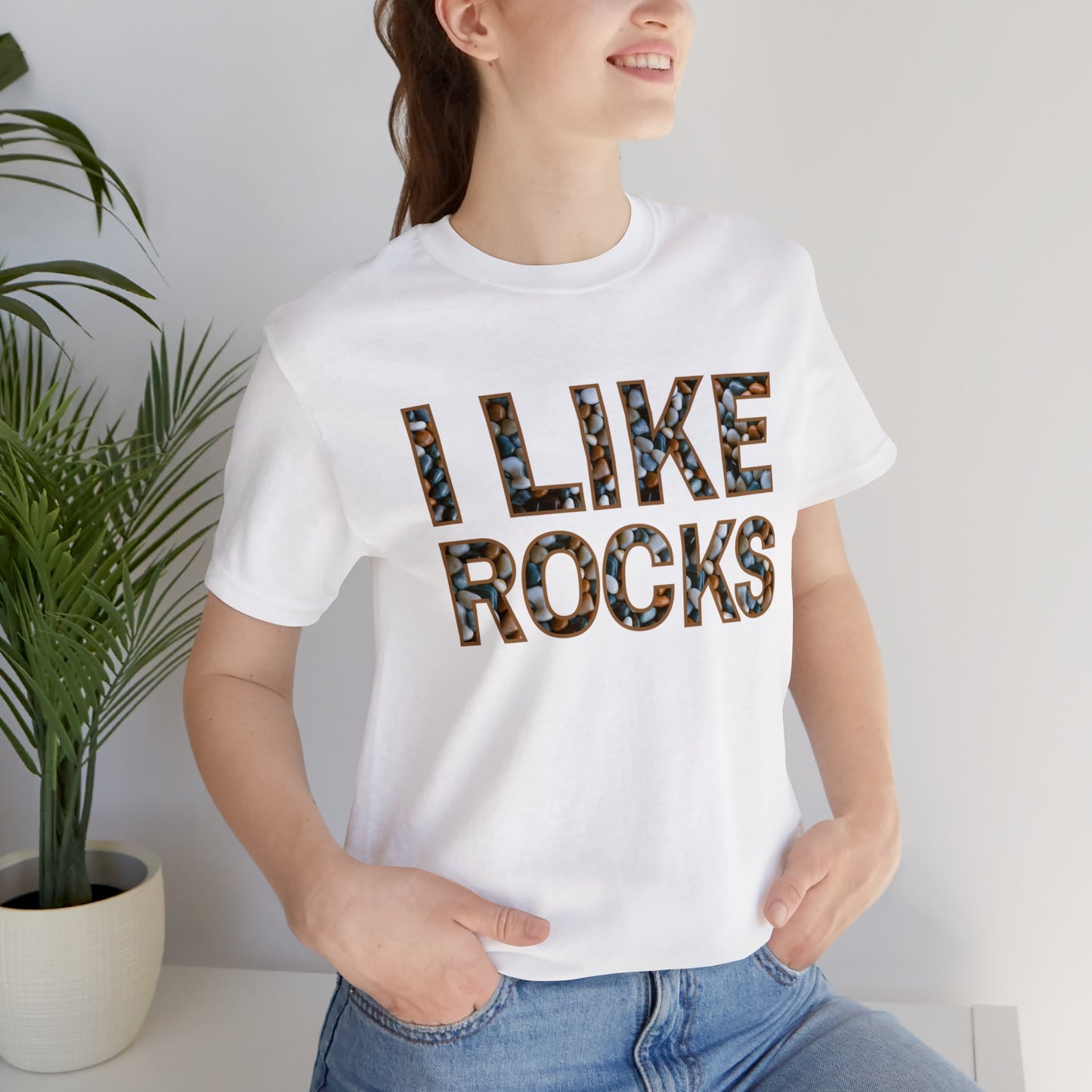 I Like Rocks, Unisex Jersey Short Sleeve Tee