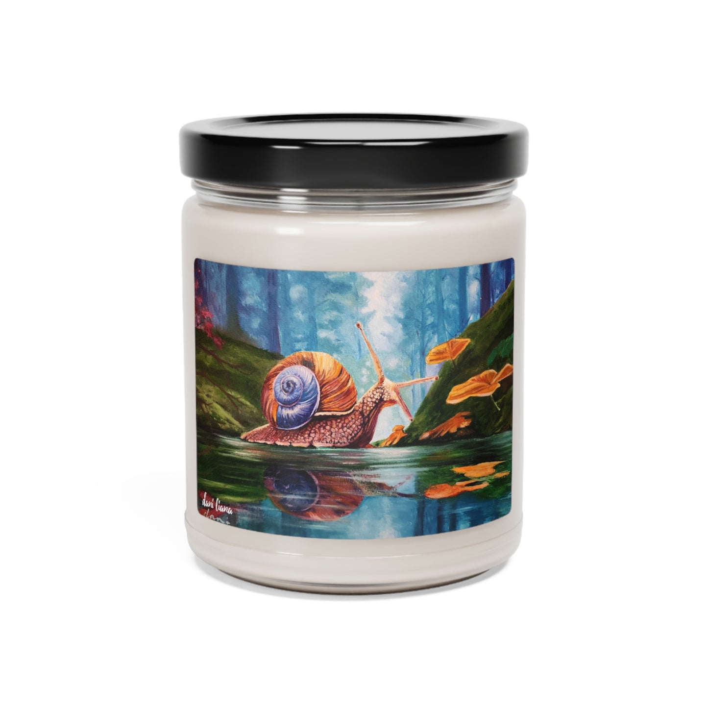 Enchanted Snail in Forest Scented Soy Candle, 9oz