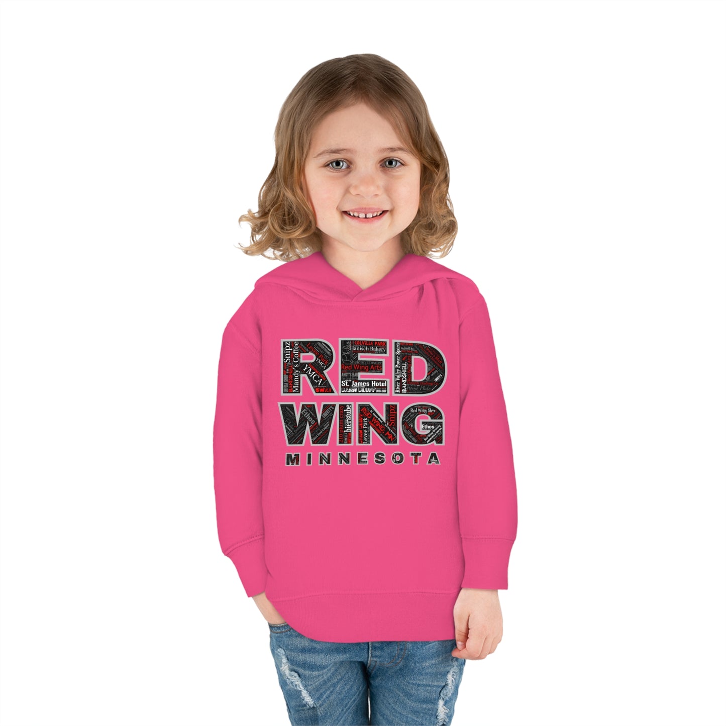 Red Wing Community Toddler Pullover Fleece Hoodie