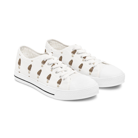 Morel Mushroom Lace-up canvas shoes