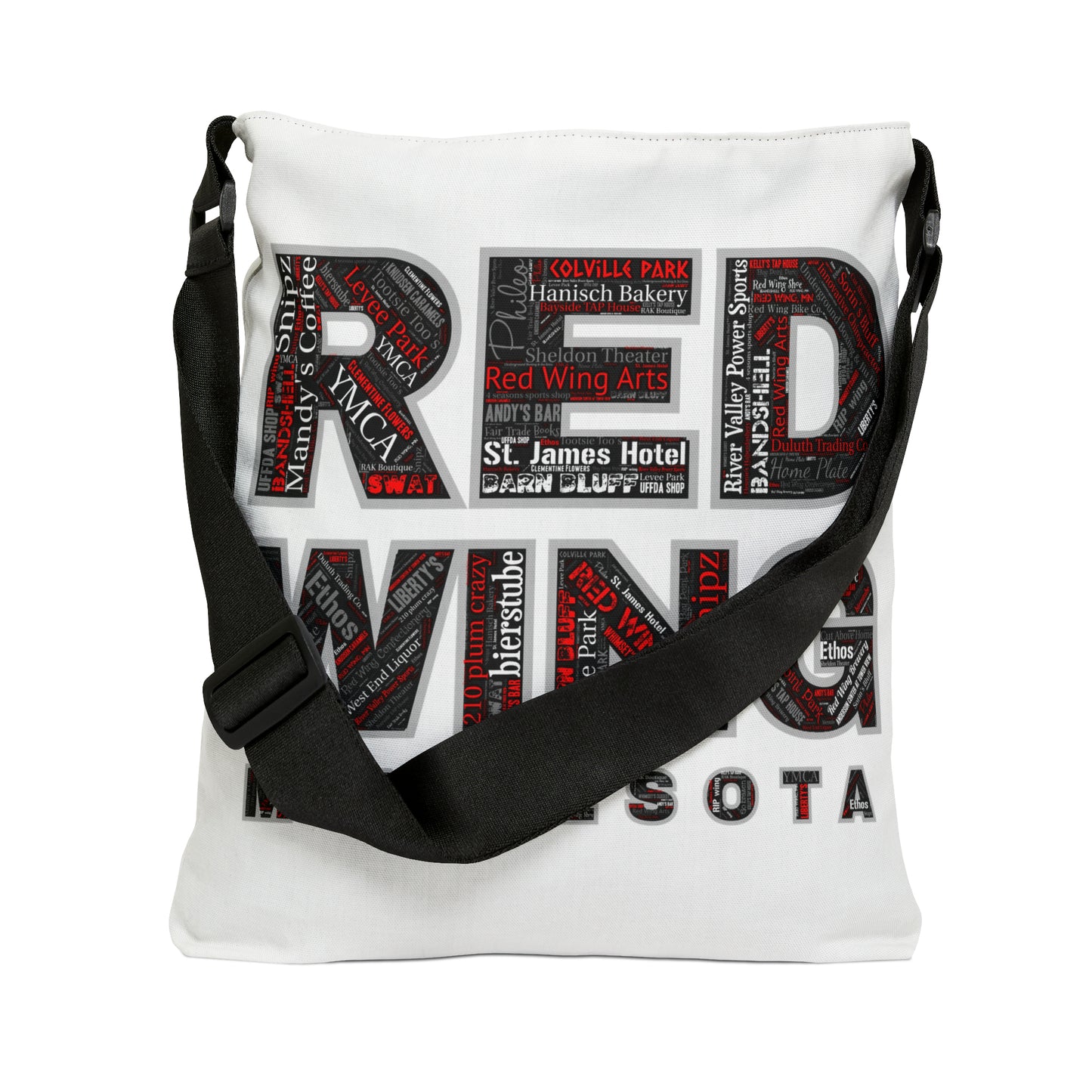 Red Wing Community Adjustable Tote Bag