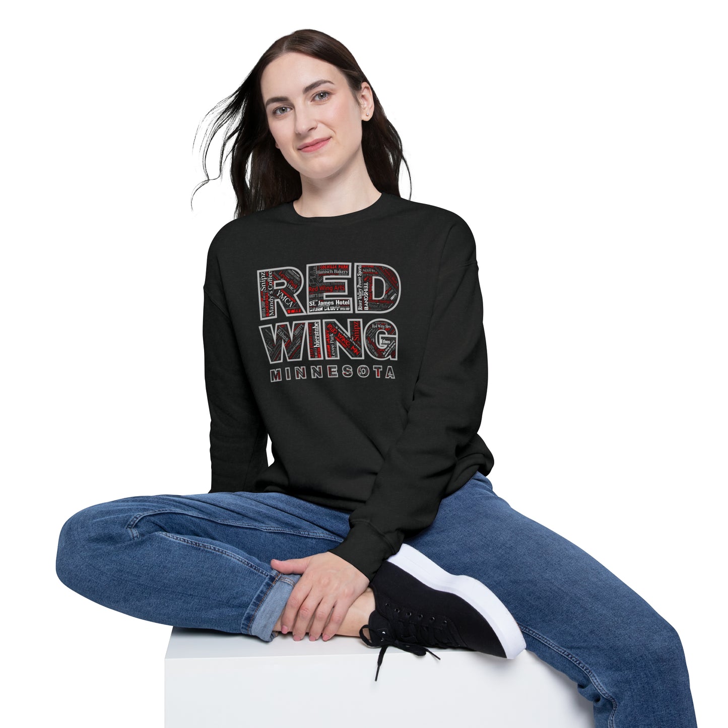 Red Wing Community Unisex Drop Shoulder Sweatshirt