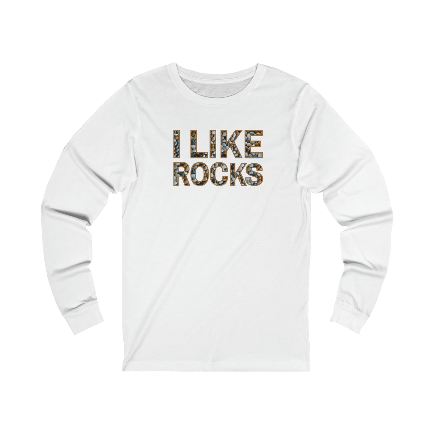 I like Rocks, Unisex Jersey Long Sleeve Tee