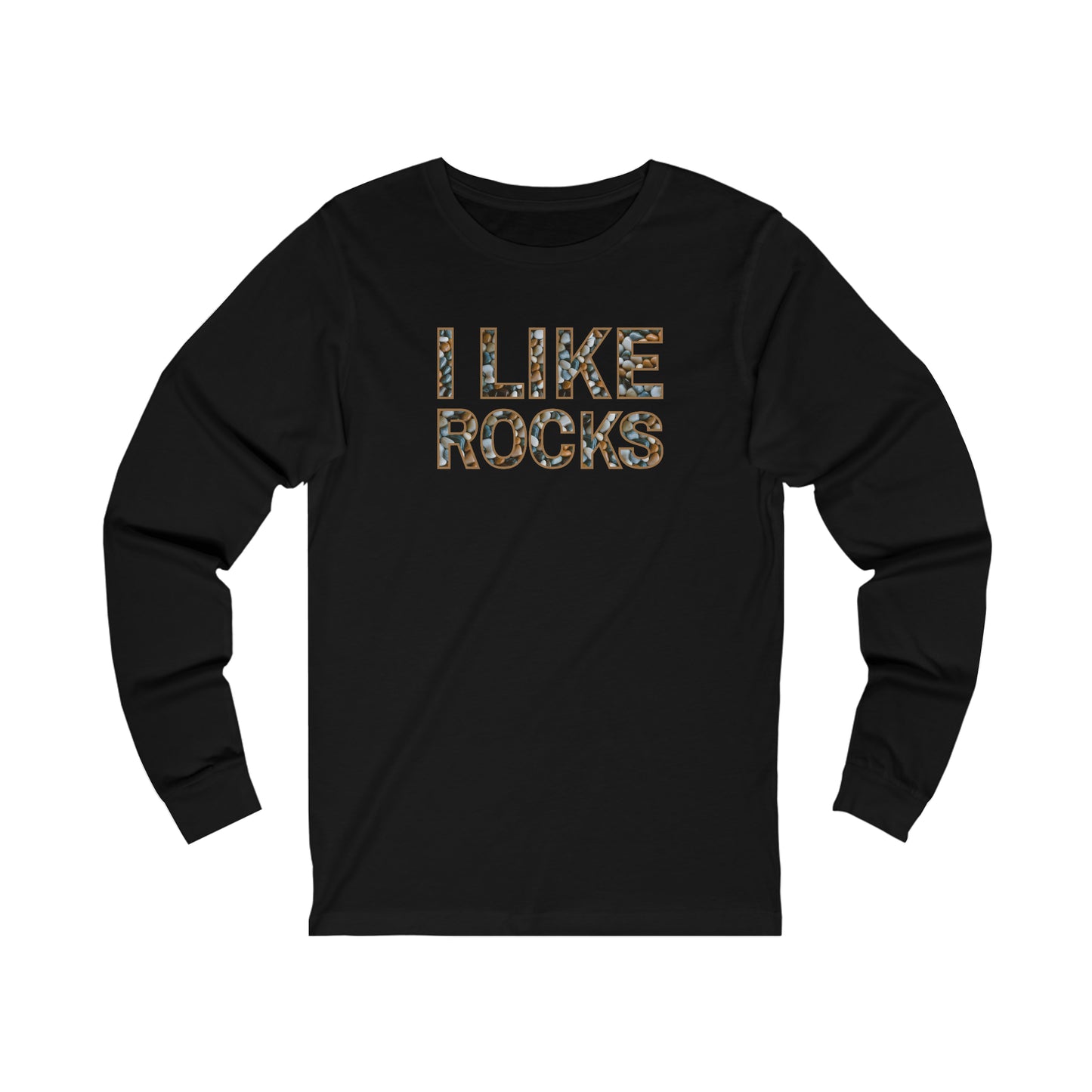 I like Rocks, Unisex Jersey Long Sleeve Tee