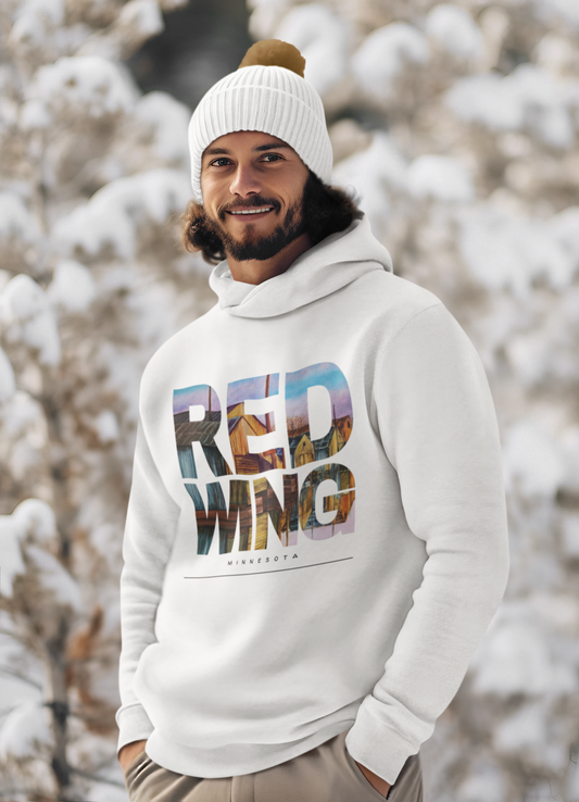 Red Wing Unisex Pullover Hoodie