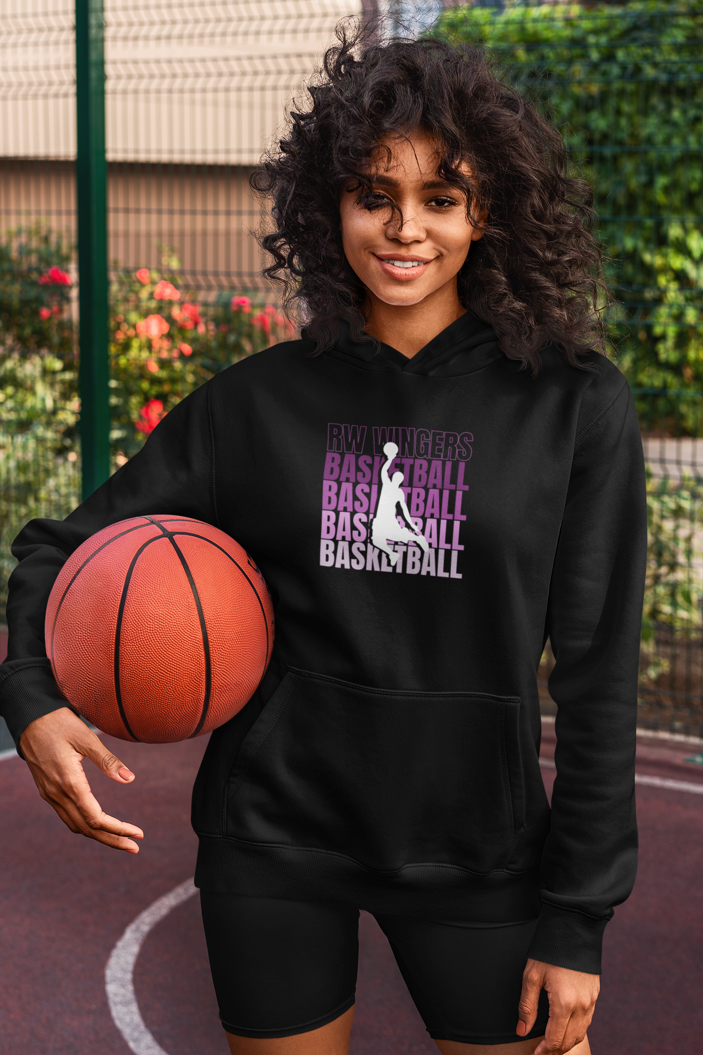 PERSONALIZED Red Wing Wingers Basketball Unisex Pullover Hoodie