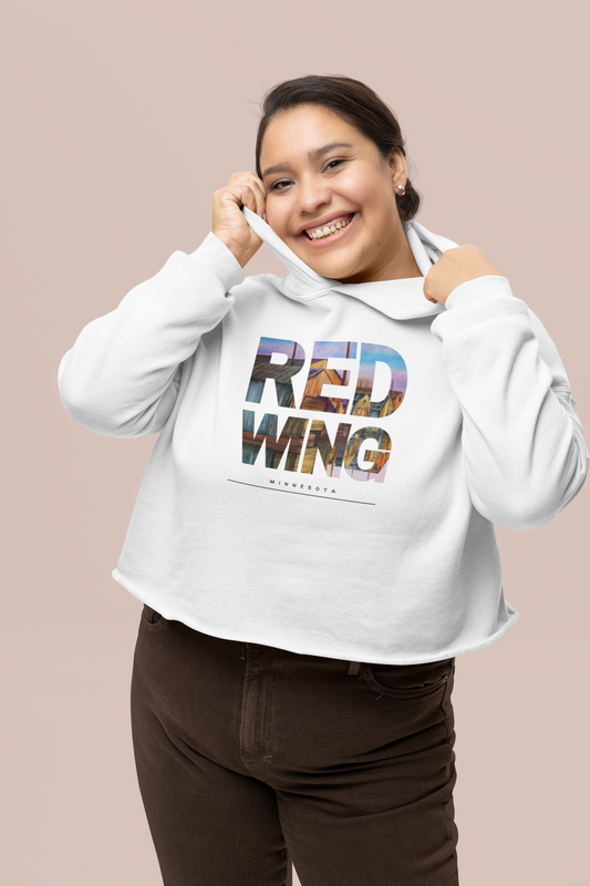 Red Wing Cropped Hoodie