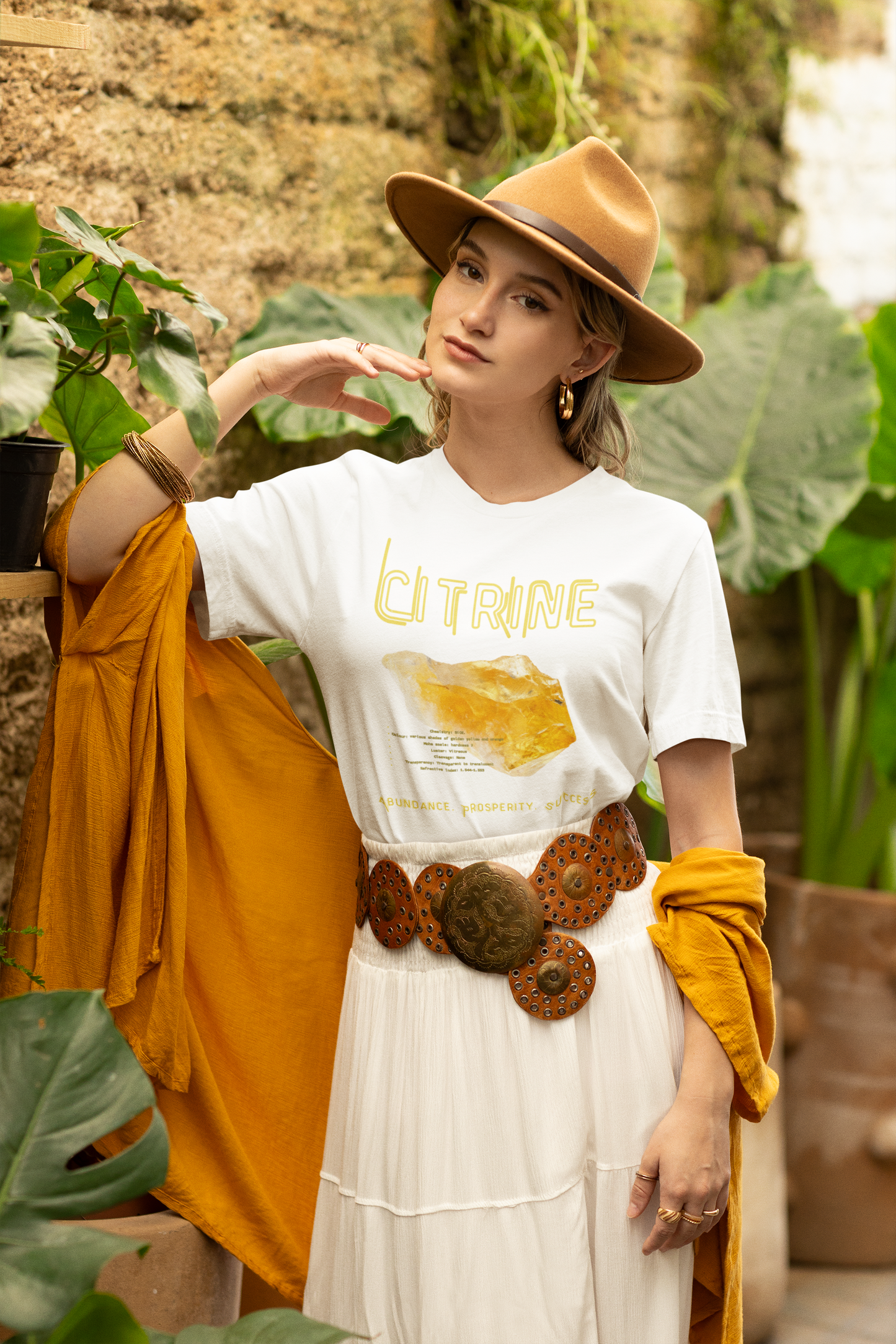 Citrine. Unisex Garment-Dyed T-shirt