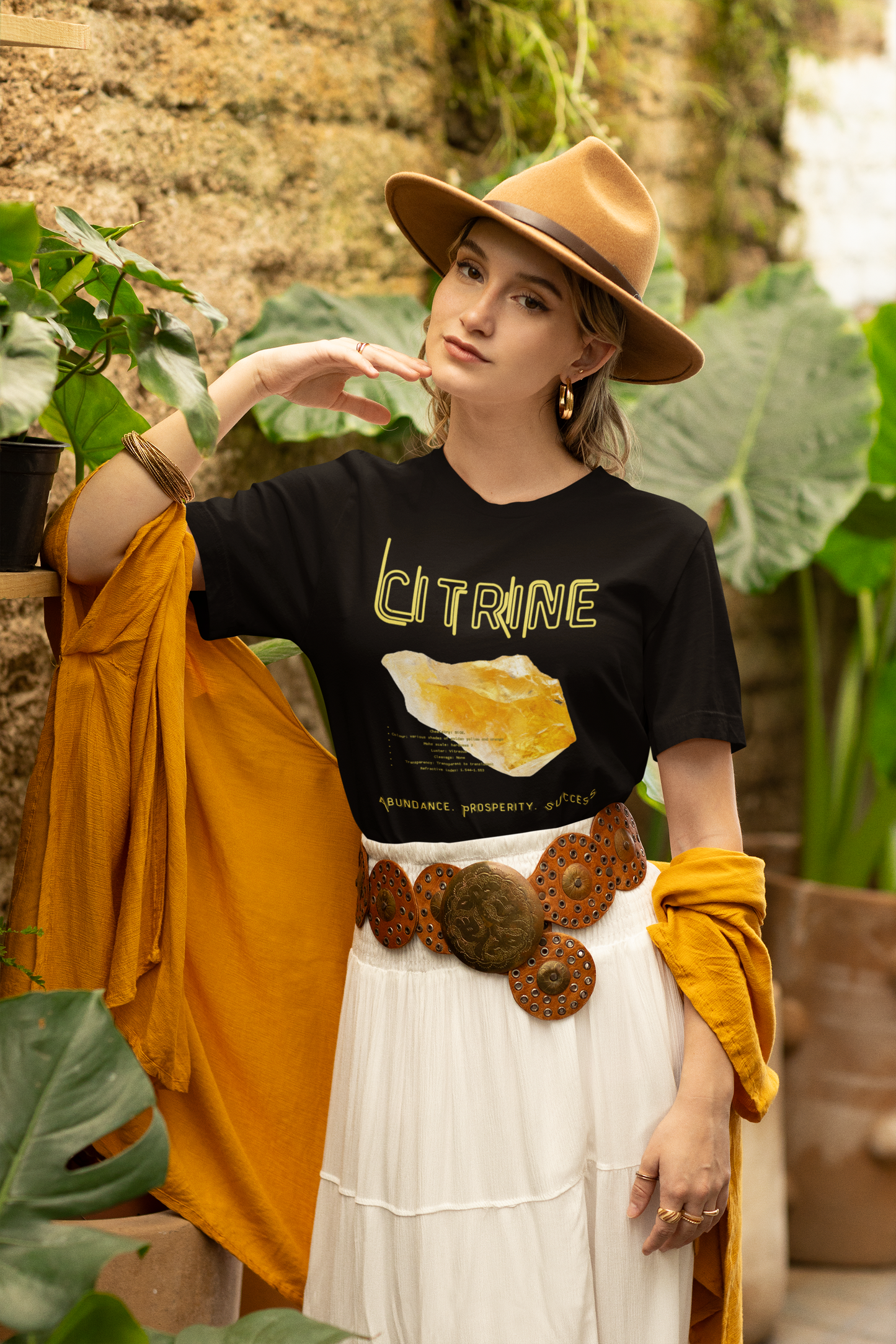 Citrine. Unisex Garment-Dyed T-shirt