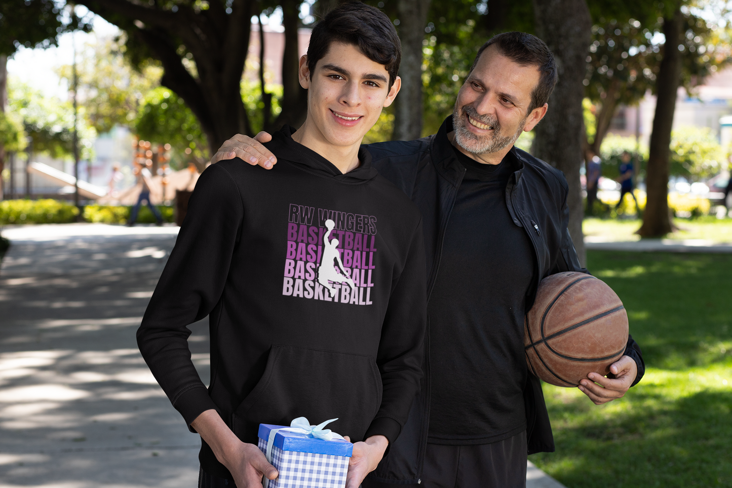 PERSONALIZED Red Wing Wingers Basketball Unisex Pullover Hoodie