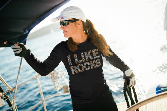 I like Rocks, Unisex Jersey Long Sleeve Tee