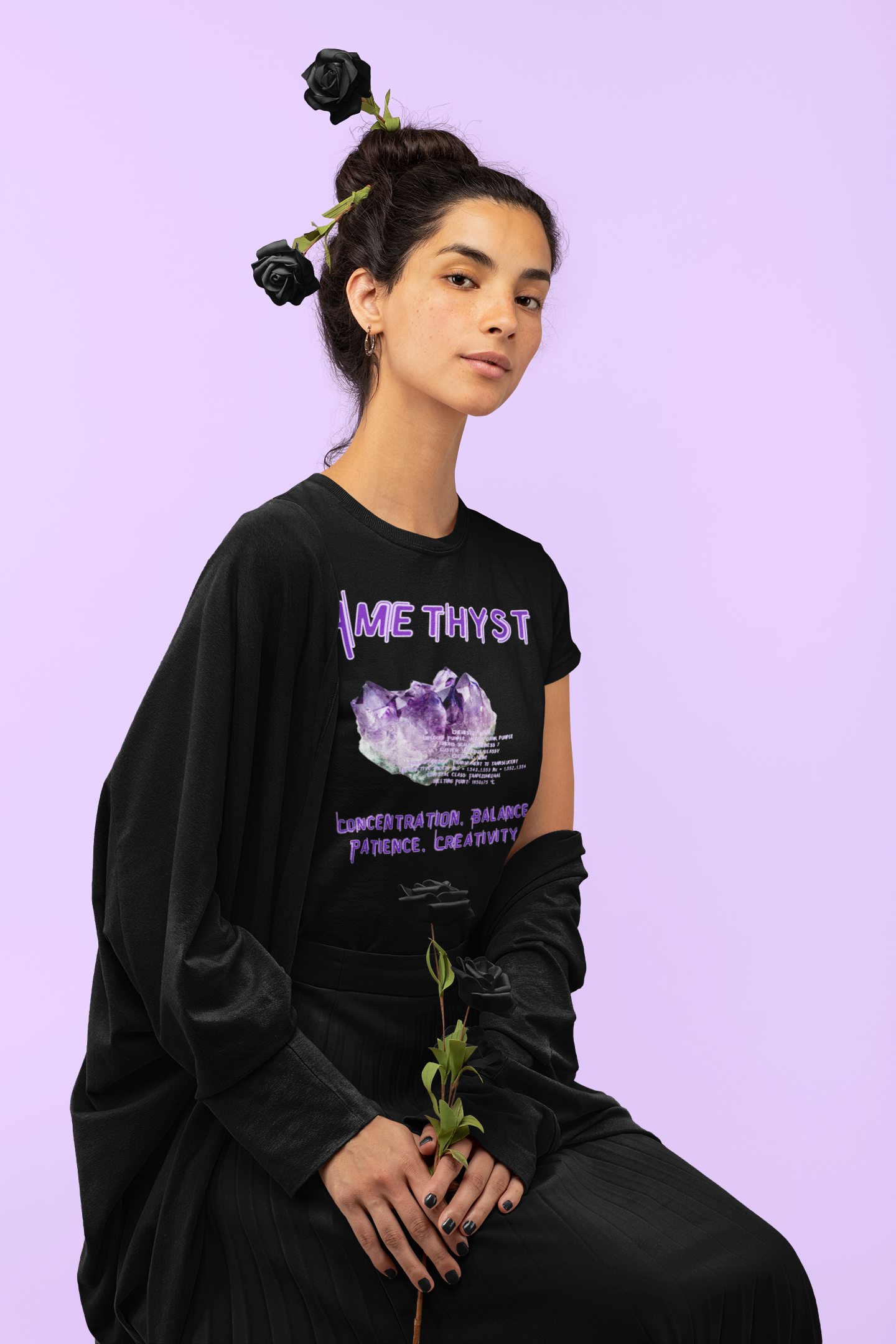 Amethyst. Unisex Garment-Dyed T-shirt