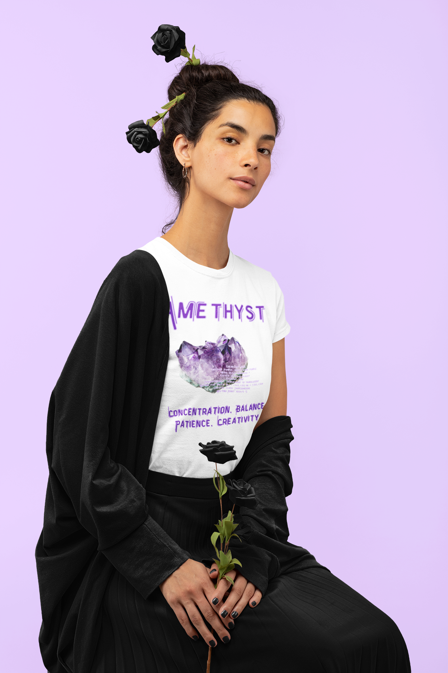 Amethyst. Unisex Garment-Dyed T-shirt